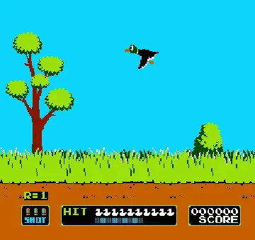 Duck Hunt (World) screen shot game playing